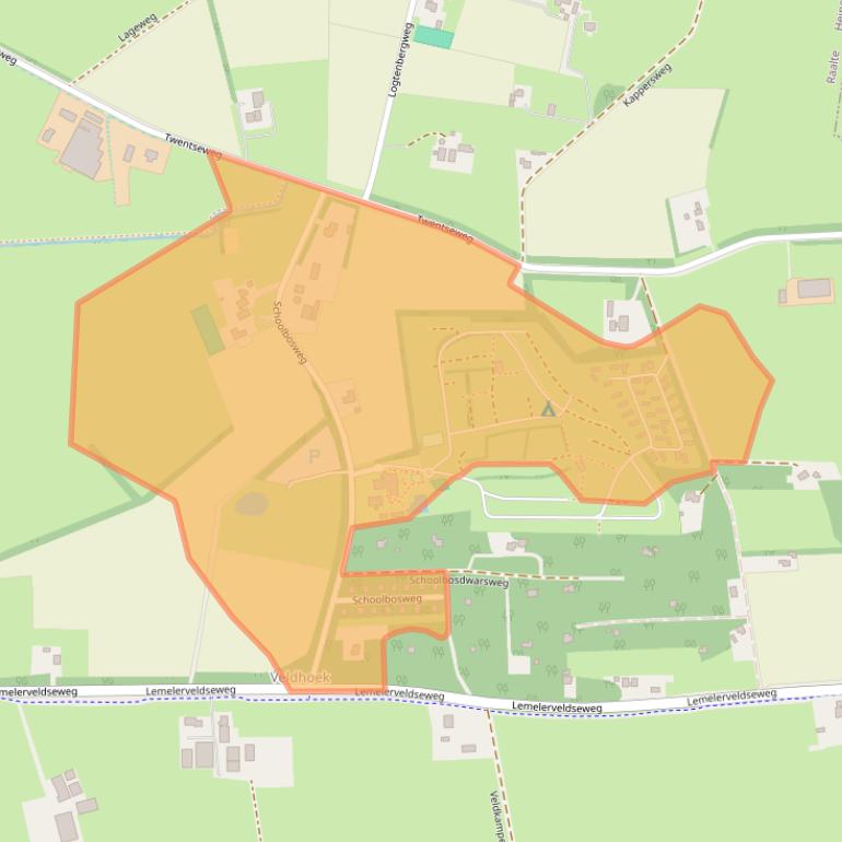 Kaart van postcodegebied 8141PX.