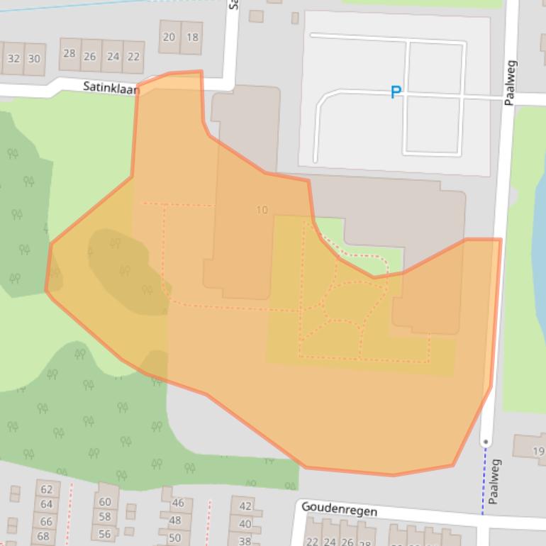 Kaart van postcodegebied 8141RE.