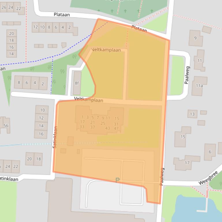 Kaart van postcodegebied 8141RH.