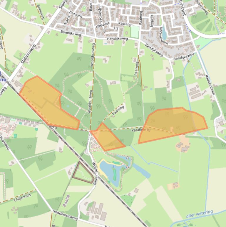 Kaart van postcodegebied 8141RS.