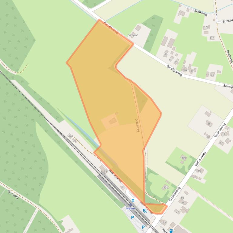 Kaart van postcodegebied 8141SE.