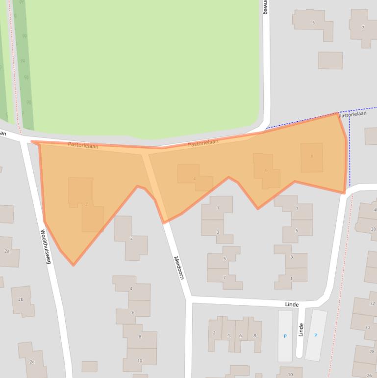 Kaart van postcodegebied 8141SG.