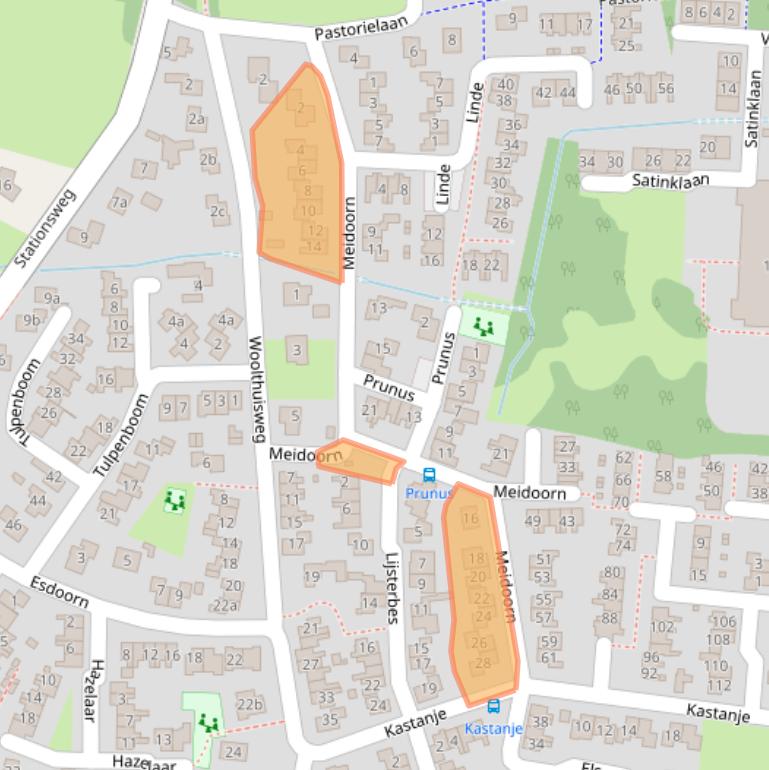 Kaart van postcodegebied 8141SV.