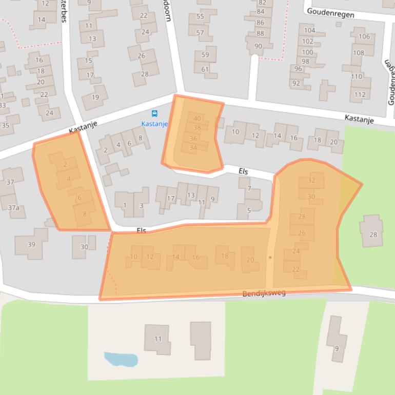 Kaart van postcodegebied 8141TC.