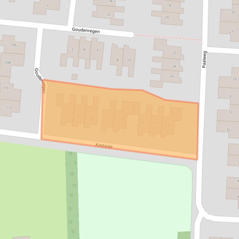 Kaart van postcodegebied 8141TN.