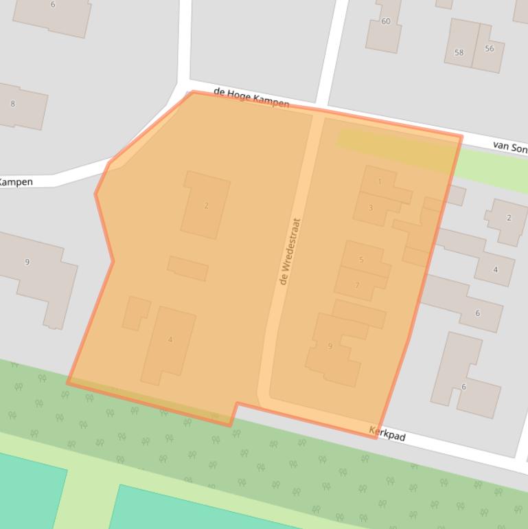 Kaart van postcodegebied 8141VD.