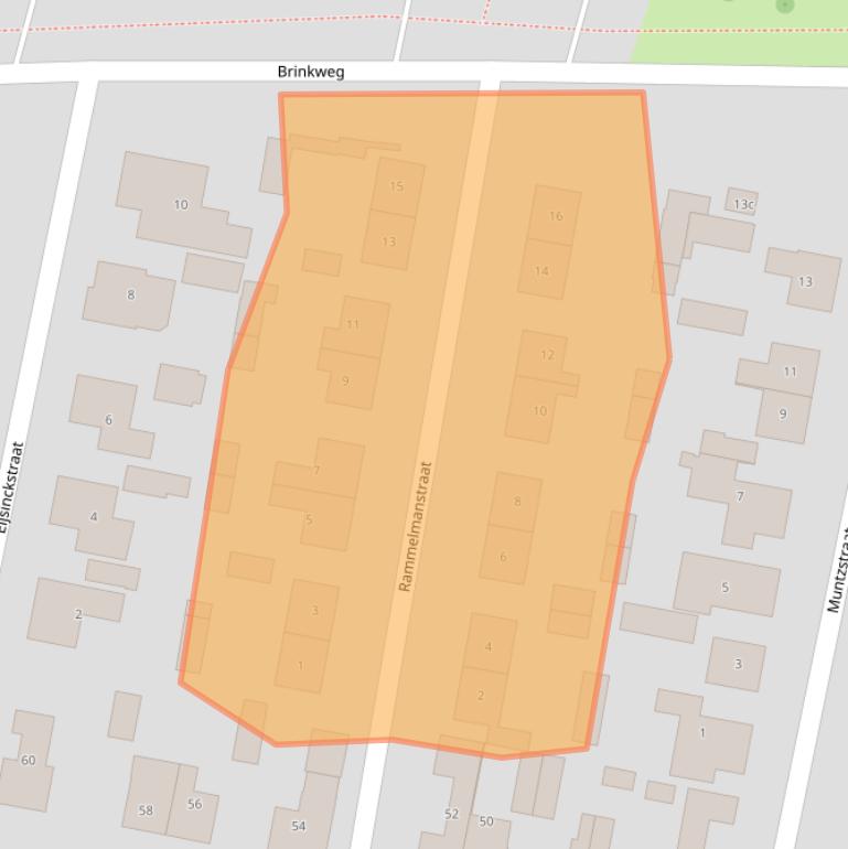 Kaart van postcodegebied 8141VN.