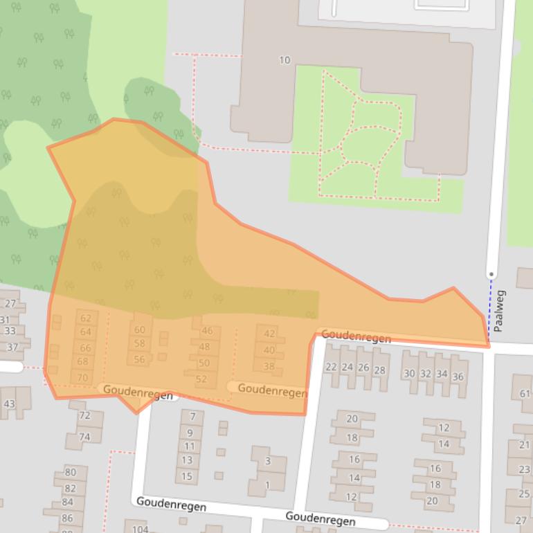 Kaart van postcodegebied 8141XB.