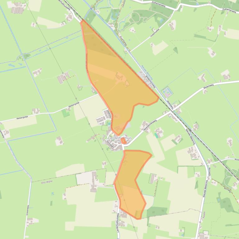 Kaart van postcodegebied 8144RE.