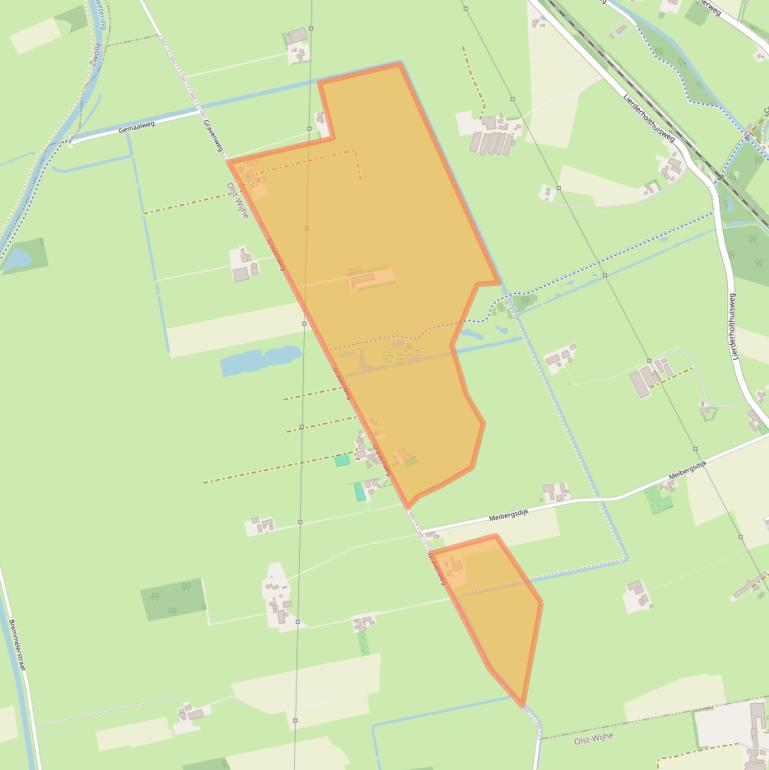 Kaart van postcodegebied 8144RK.