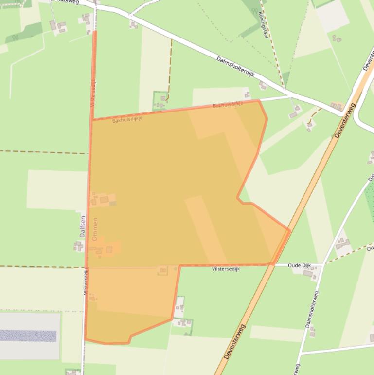 Kaart van postcodegebied 8146PA.