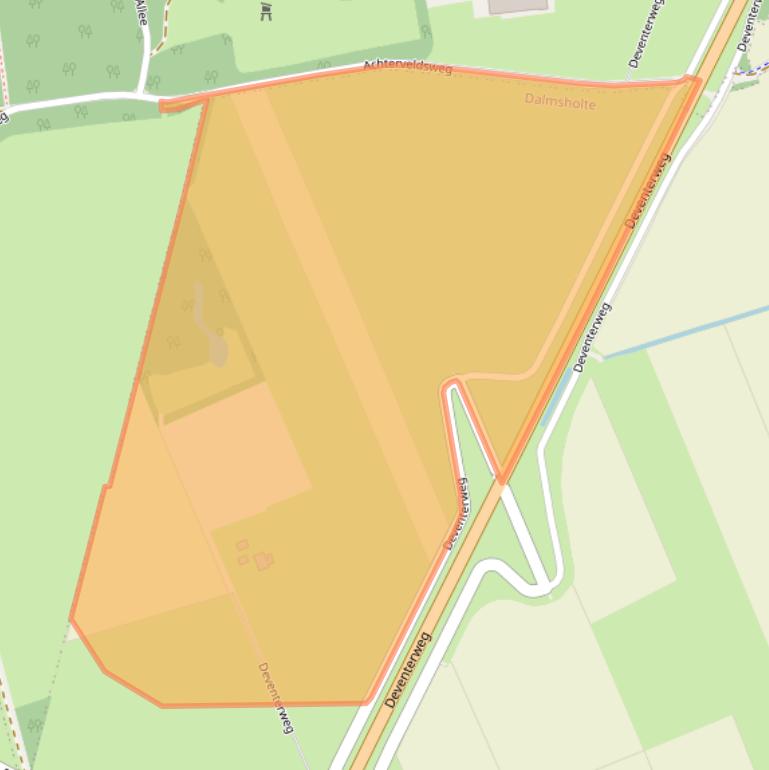 Kaart van postcodegebied 8146PD.