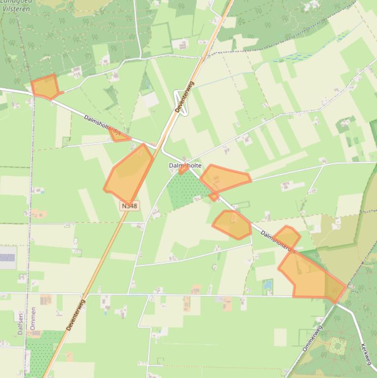 Kaart van postcodegebied 8146PE.