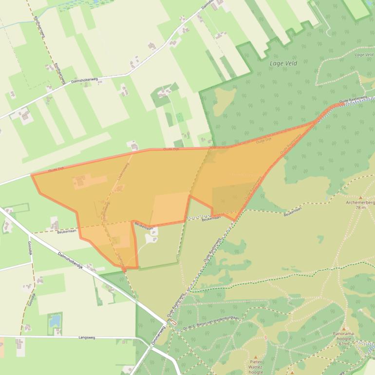 Kaart van postcodegebied 8146PK.