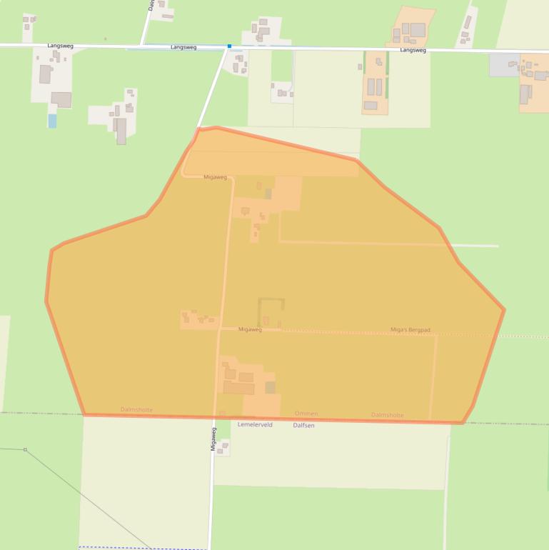 Kaart van postcodegebied 8146TA.