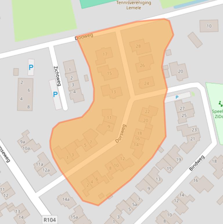 Kaart van postcodegebied 8148NH.