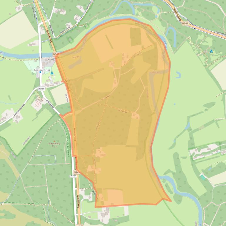 Kaart van postcodegebied 8148PA.