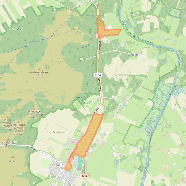 Kaart van postcodegebied 8148PB.