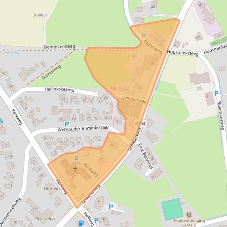 Kaart van postcodegebied 8148PD.