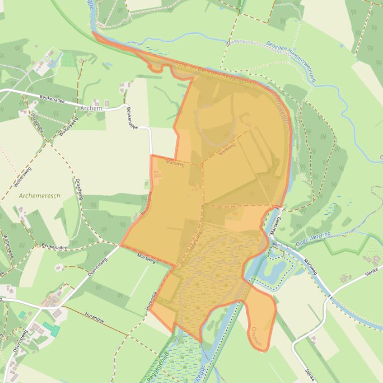 Kaart van postcodegebied 8148PM.