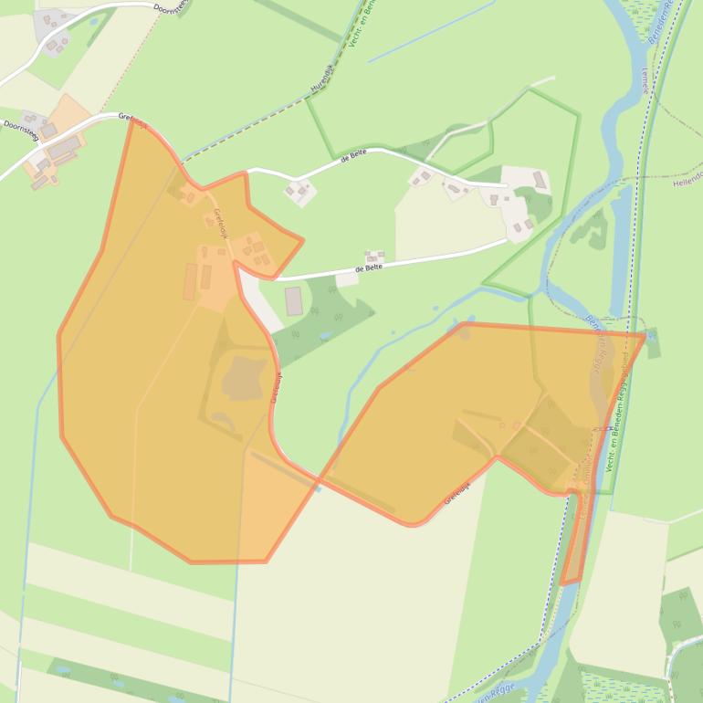 Kaart van postcodegebied 8148PT.