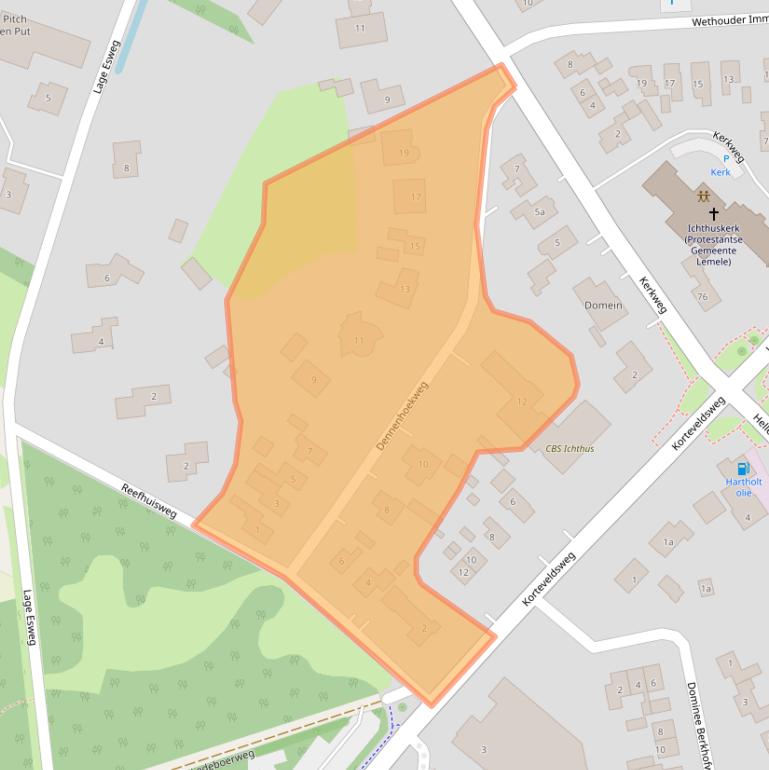 Kaart van postcodegebied 8148RB.