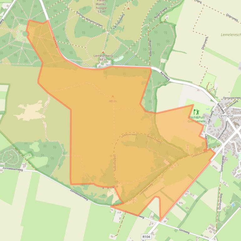 Kaart van postcodegebied 8148RC.