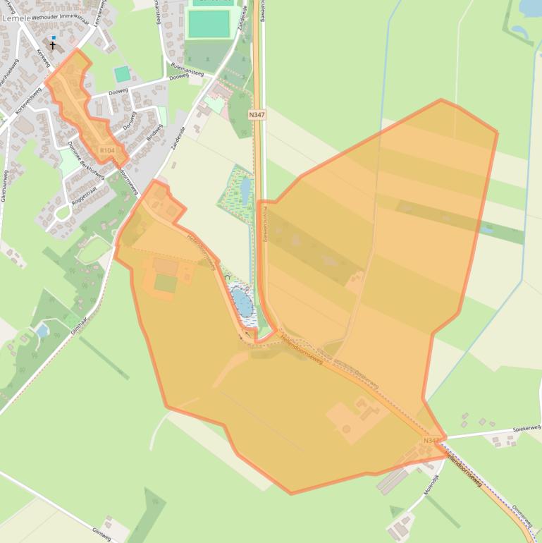 Kaart van postcodegebied 8148RH.