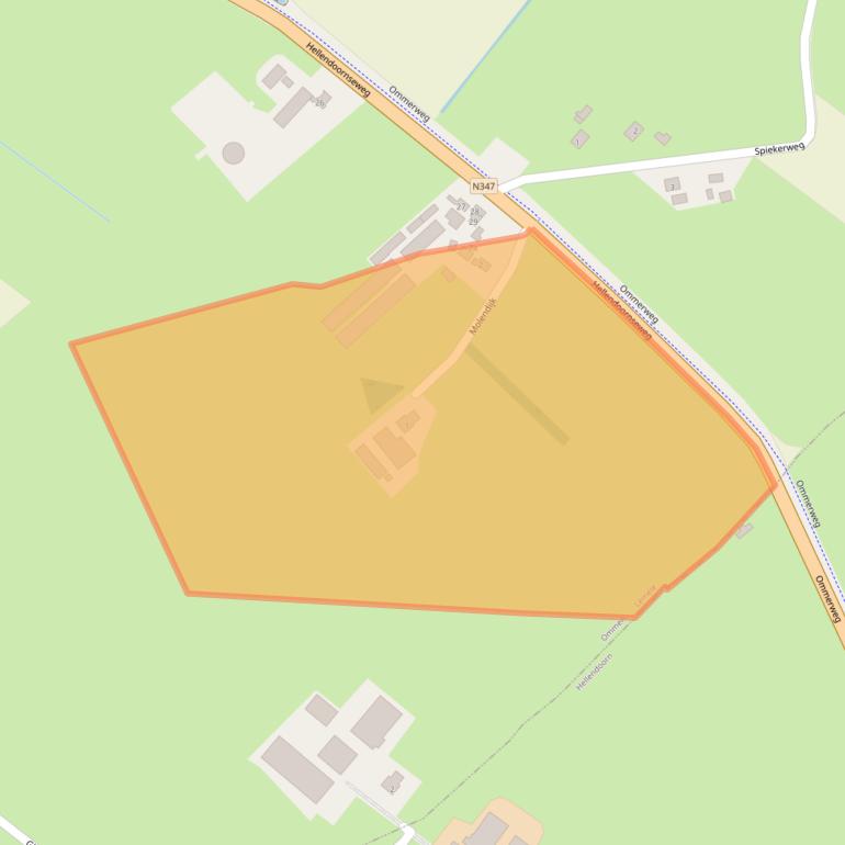 Kaart van postcodegebied 8148RJ.