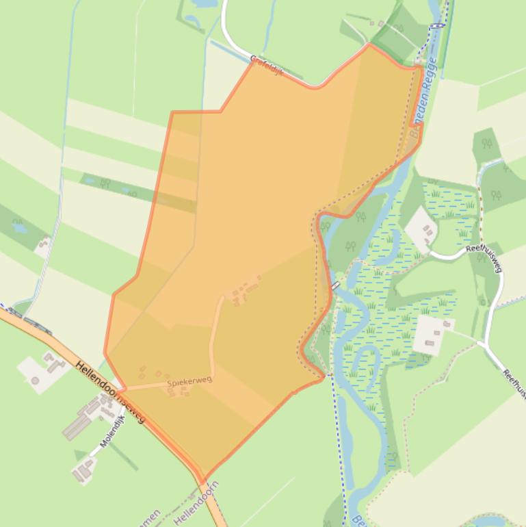 Kaart van postcodegebied 8148RK.