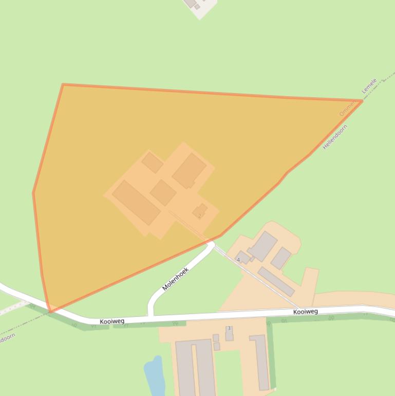 Kaart van postcodegebied 8148RN.