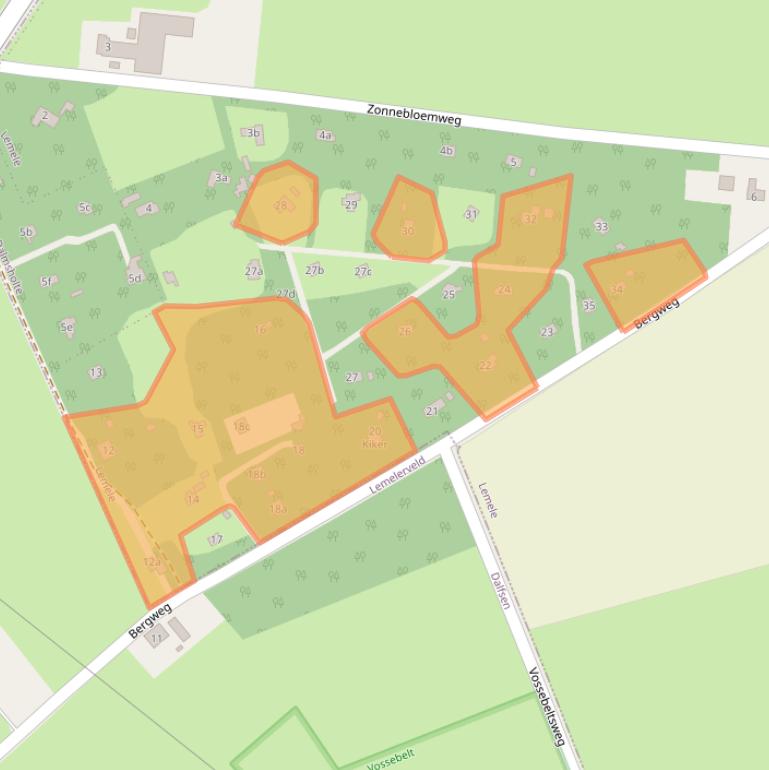 Kaart van postcodegebied 8148SE.