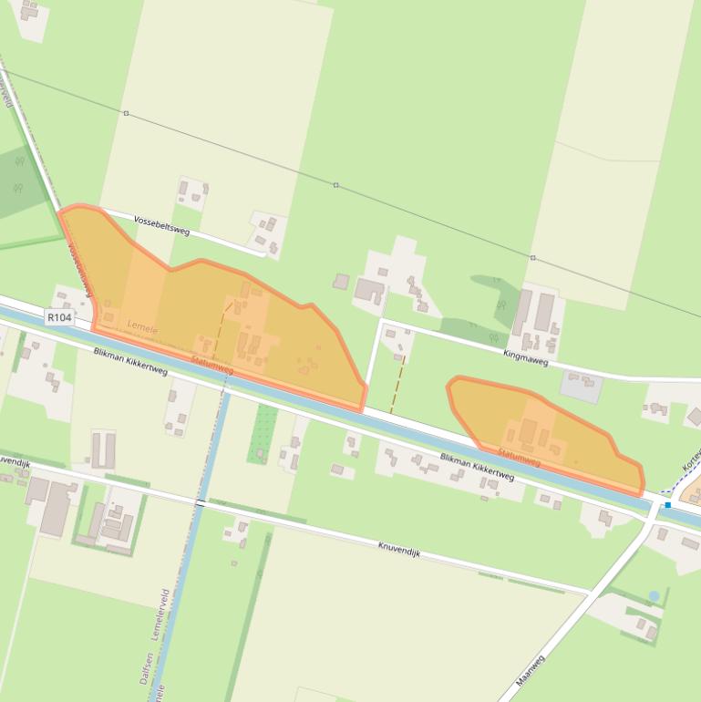 Kaart van postcodegebied 8148TB.