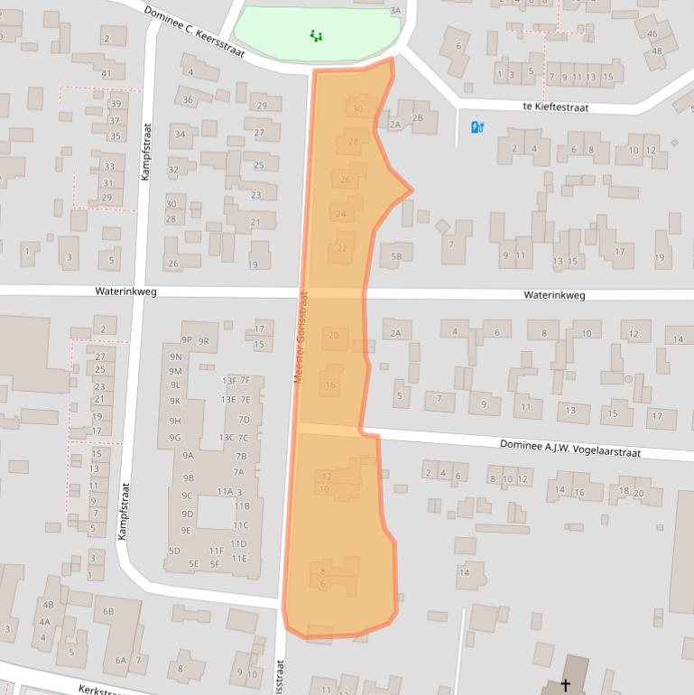 Kaart van postcodegebied 8151AH.