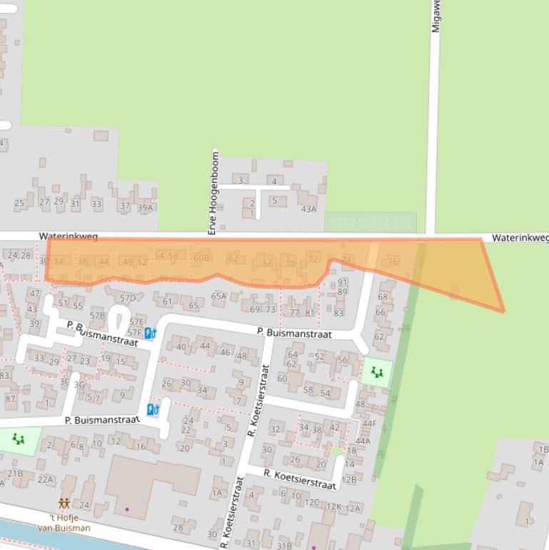 Kaart van postcodegebied 8151AL.