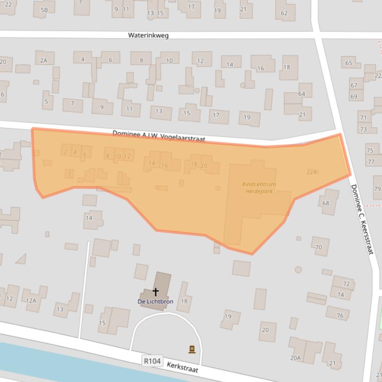 Kaart van postcodegebied 8151AN.