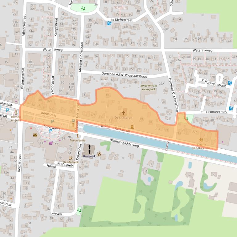 Kaart van postcodegebied 8151AR.