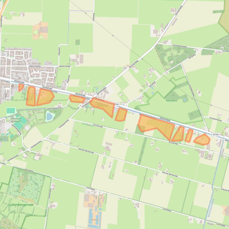 Kaart van postcodegebied 8151AW.