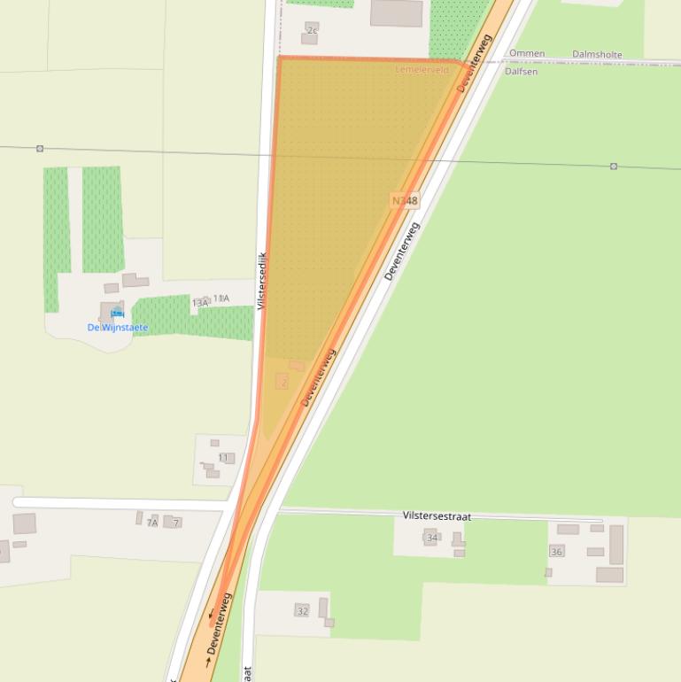 Kaart van postcodegebied 8151PA.