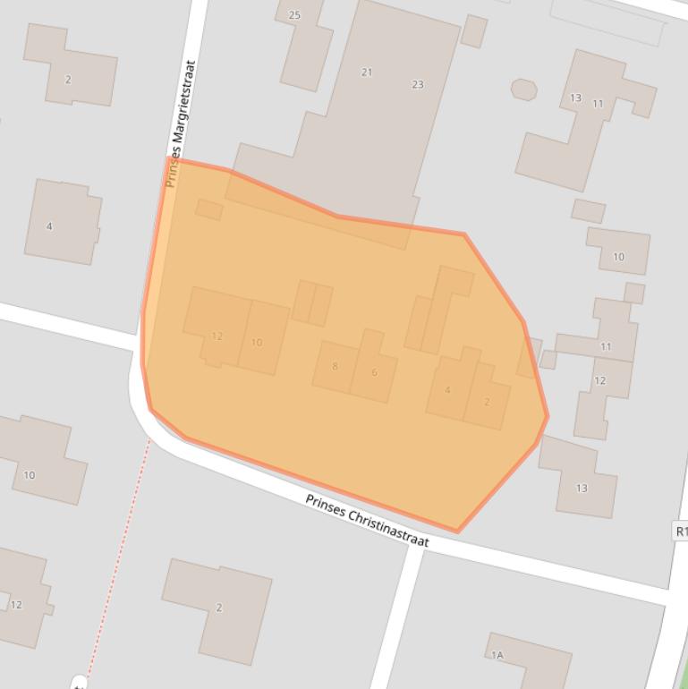 Kaart van postcodegebied 8152BB.