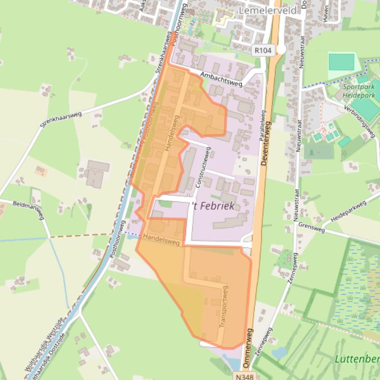 Kaart van postcodegebied 8152BN.