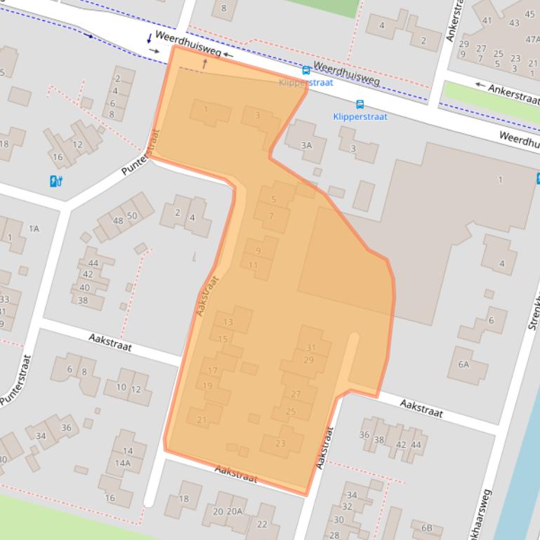 Kaart van postcodegebied 8152CA.