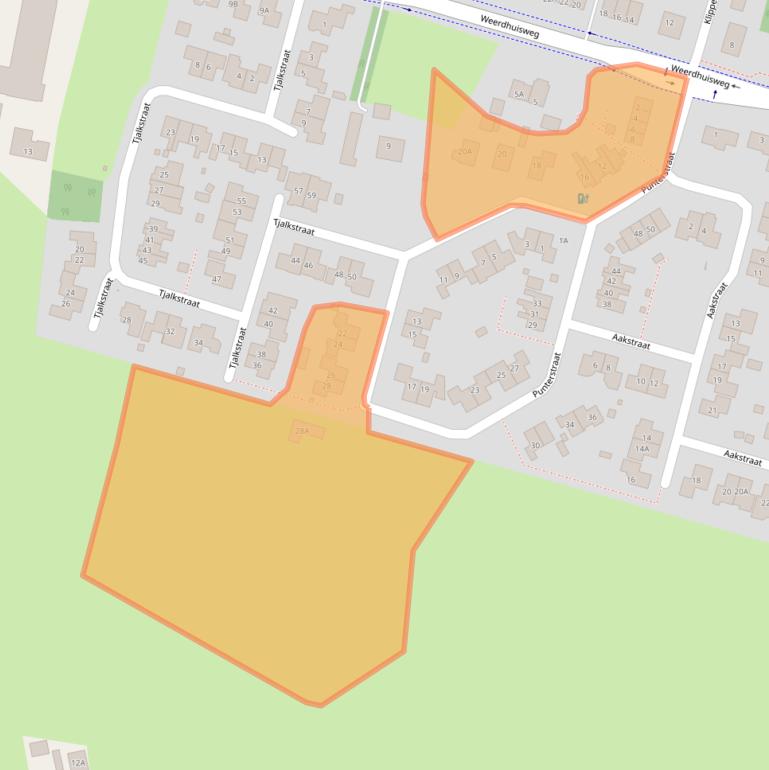 Kaart van postcodegebied 8152CG.