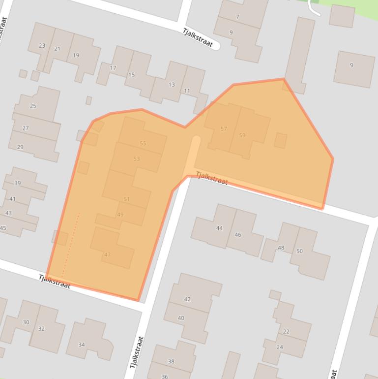 Kaart van postcodegebied 8152CN.