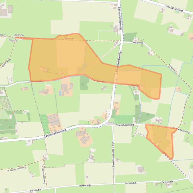 Kaart van postcodegebied 8152DM.