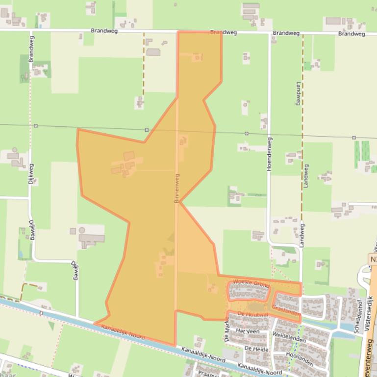 Kaart van postcodegebied 8152DR.