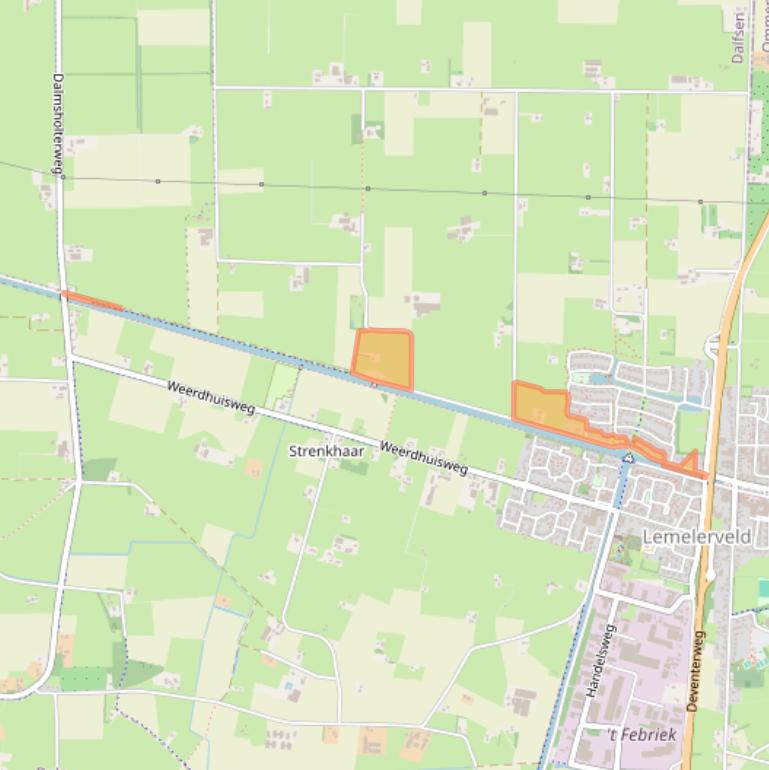 Kaart van postcodegebied 8152DX.