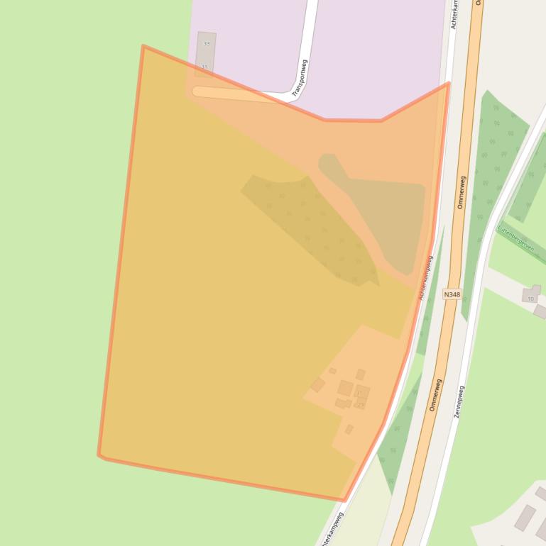 Kaart van postcodegebied 8153RJ.