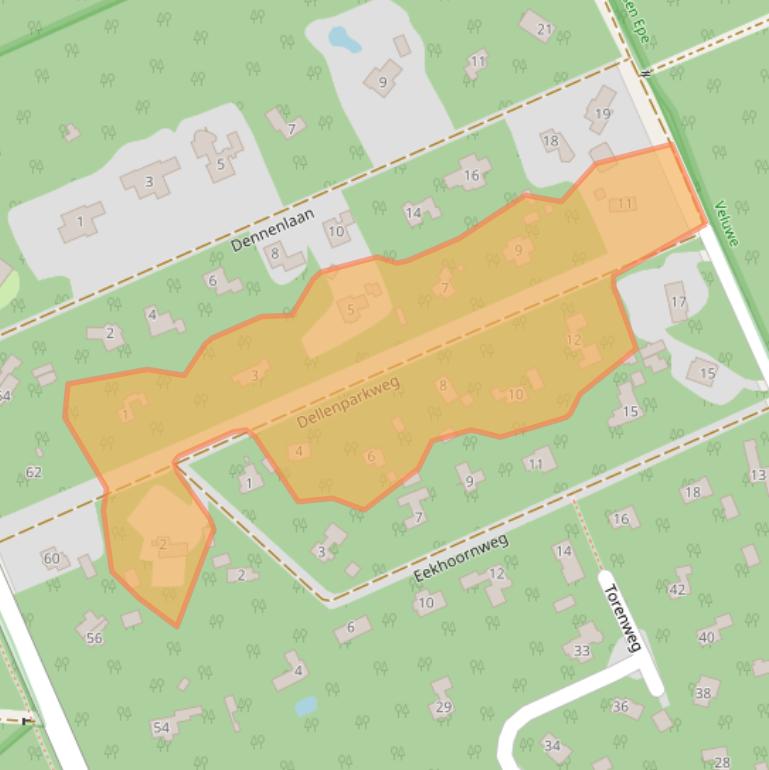 Kaart van postcodegebied 8161AP.