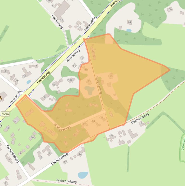 Kaart van postcodegebied 8161BR.